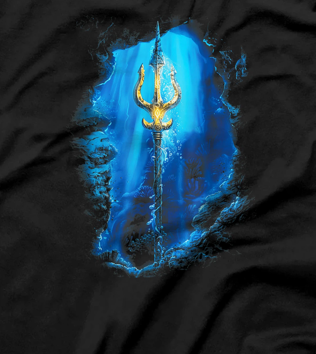 Poseidon Symbol Trident Greek God Underwater T-Shirt
