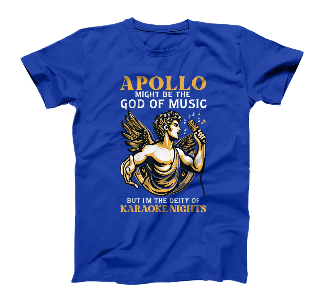 Funny Greek God Apollo Karaoke Night Singing Deity T-Shirt