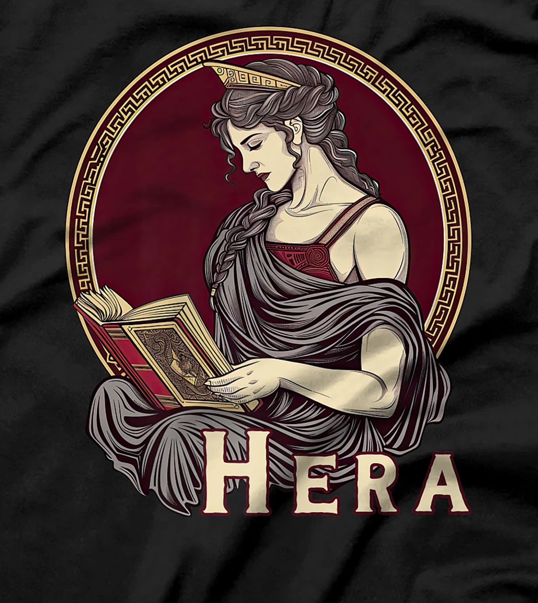 Ancient Greek Goddess Hera Literature Bookish Premium T-Shirt