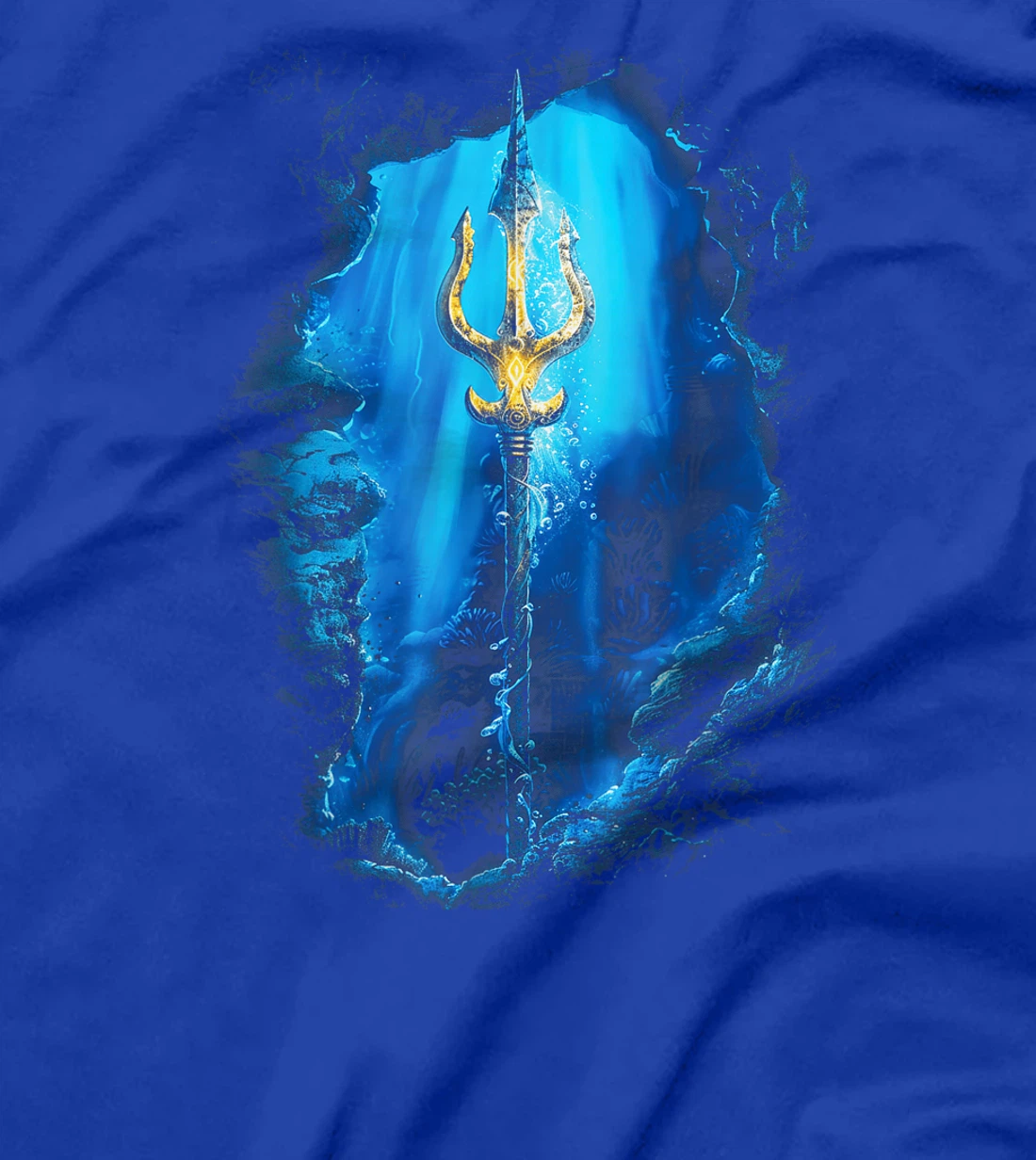 Poseidon Symbol Trident Greek God Underwater T-Shirt
