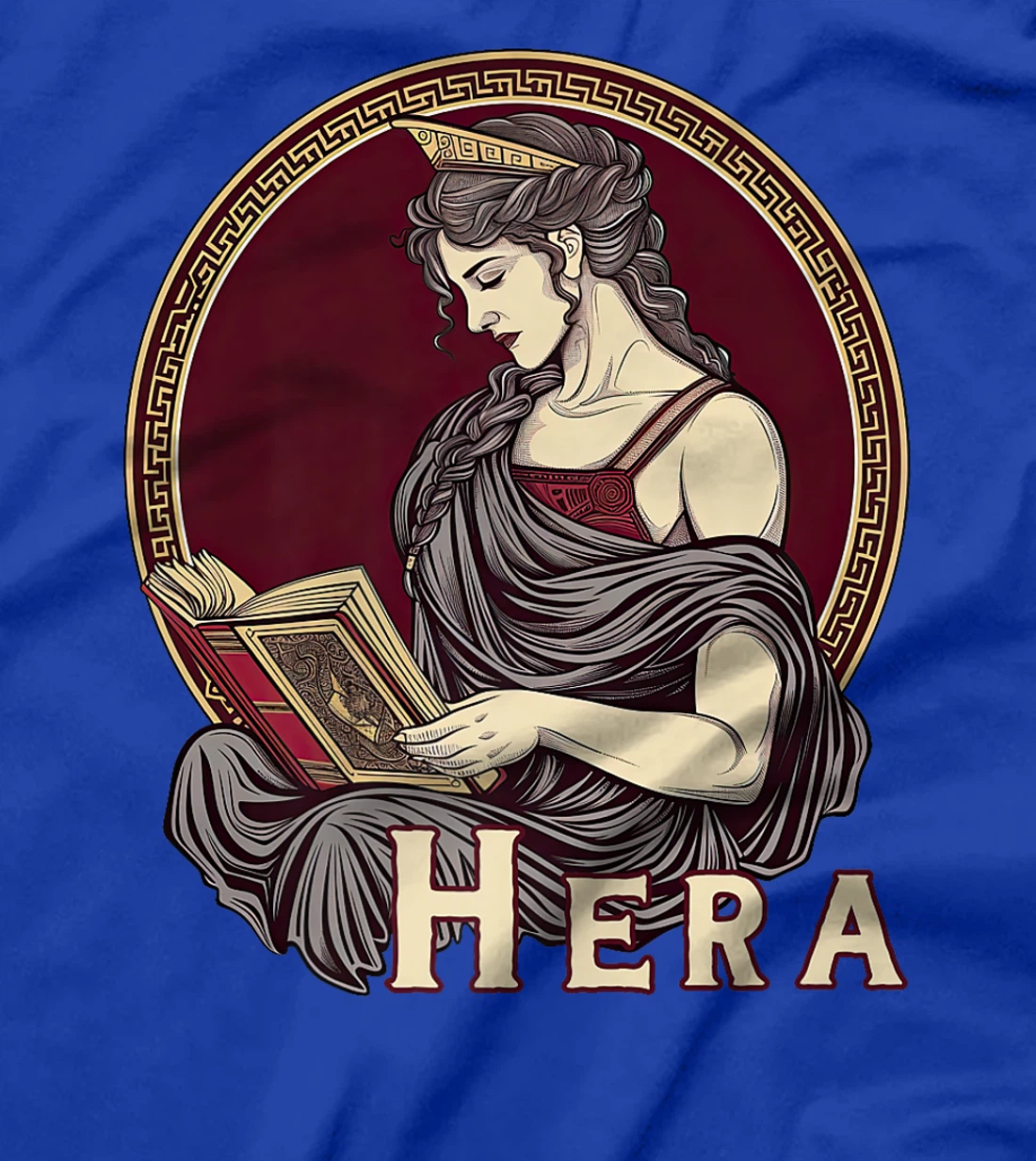 Ancient Greek Goddess Hera Literature Bookish Premium T-Shirt