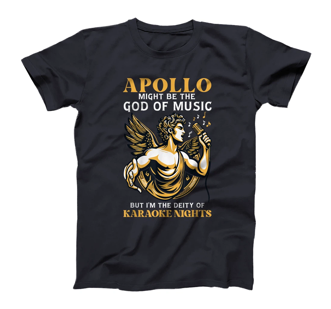 Funny Greek God Apollo Karaoke Night Singing Deity T-Shirt