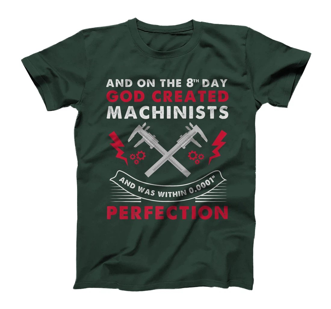 God Created Machinists Funny Perfect Machinist Premium T-Shirt