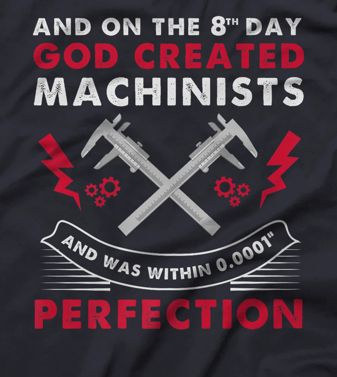 God Created Machinists Funny Perfect Machinist Premium T-Shirt