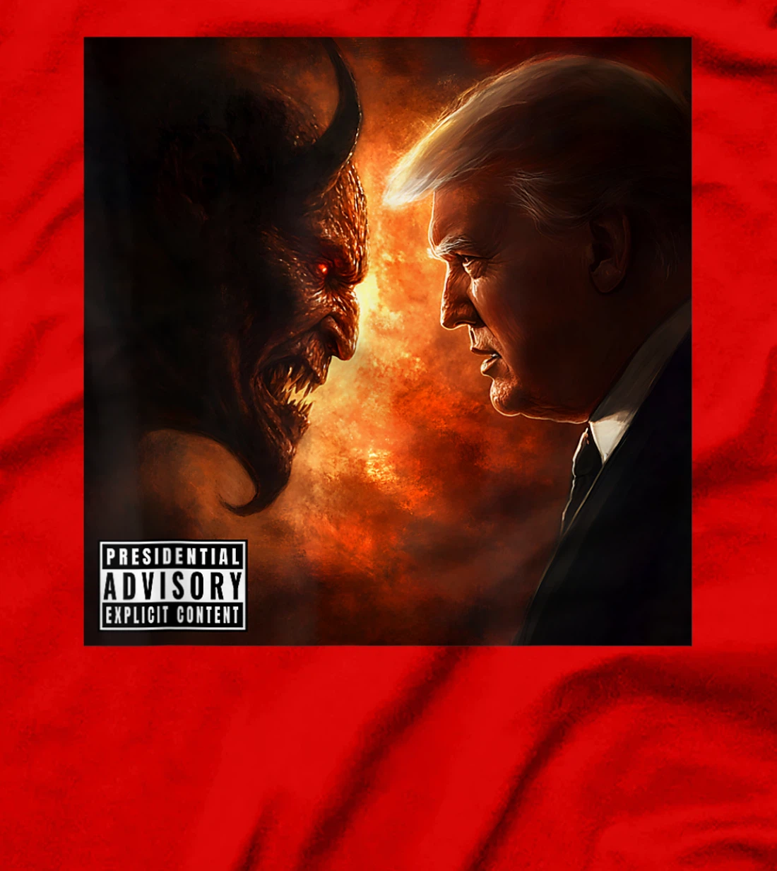 Christian President Trump God's Choice To Beat The Devil T-Shirt