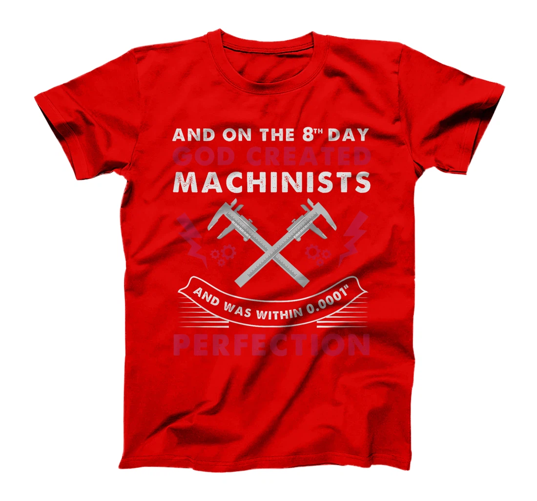 God Created Machinists Funny Perfect Machinist Premium T-Shirt
