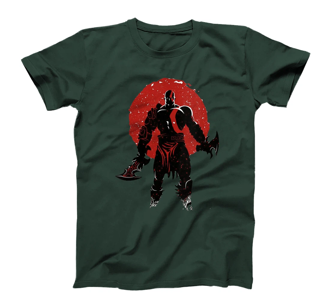 Womens War God / Battle Axe / Red Scar Tattoo T-Shirt