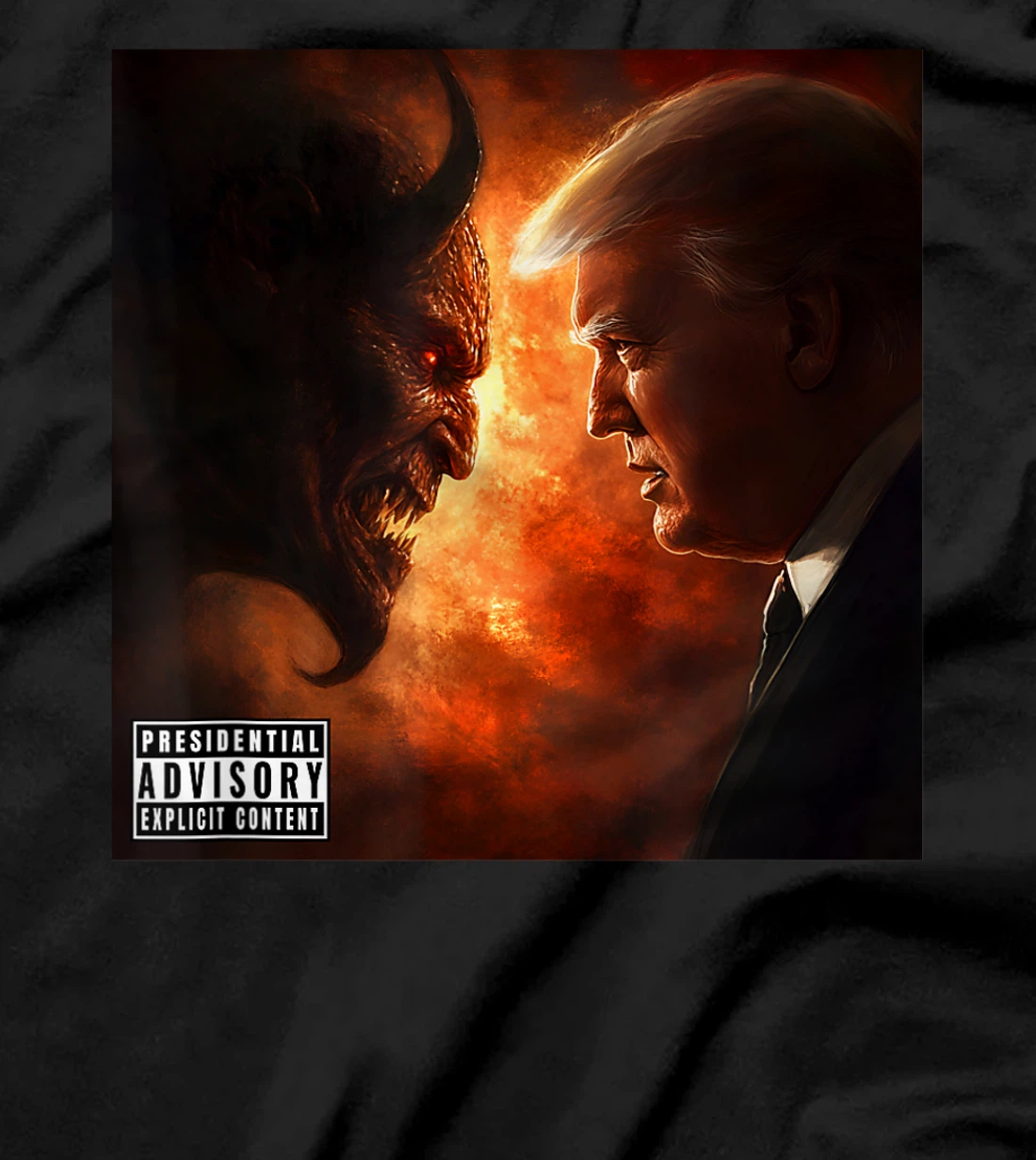 Christian President Trump God's Choice To Beat The Devil T-Shirt