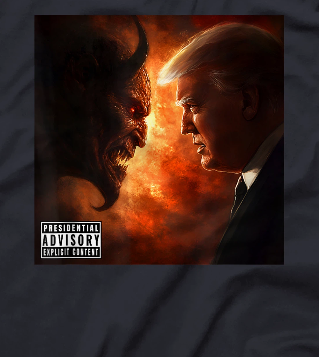 Christian President Trump God's Choice To Beat The Devil T-Shirt