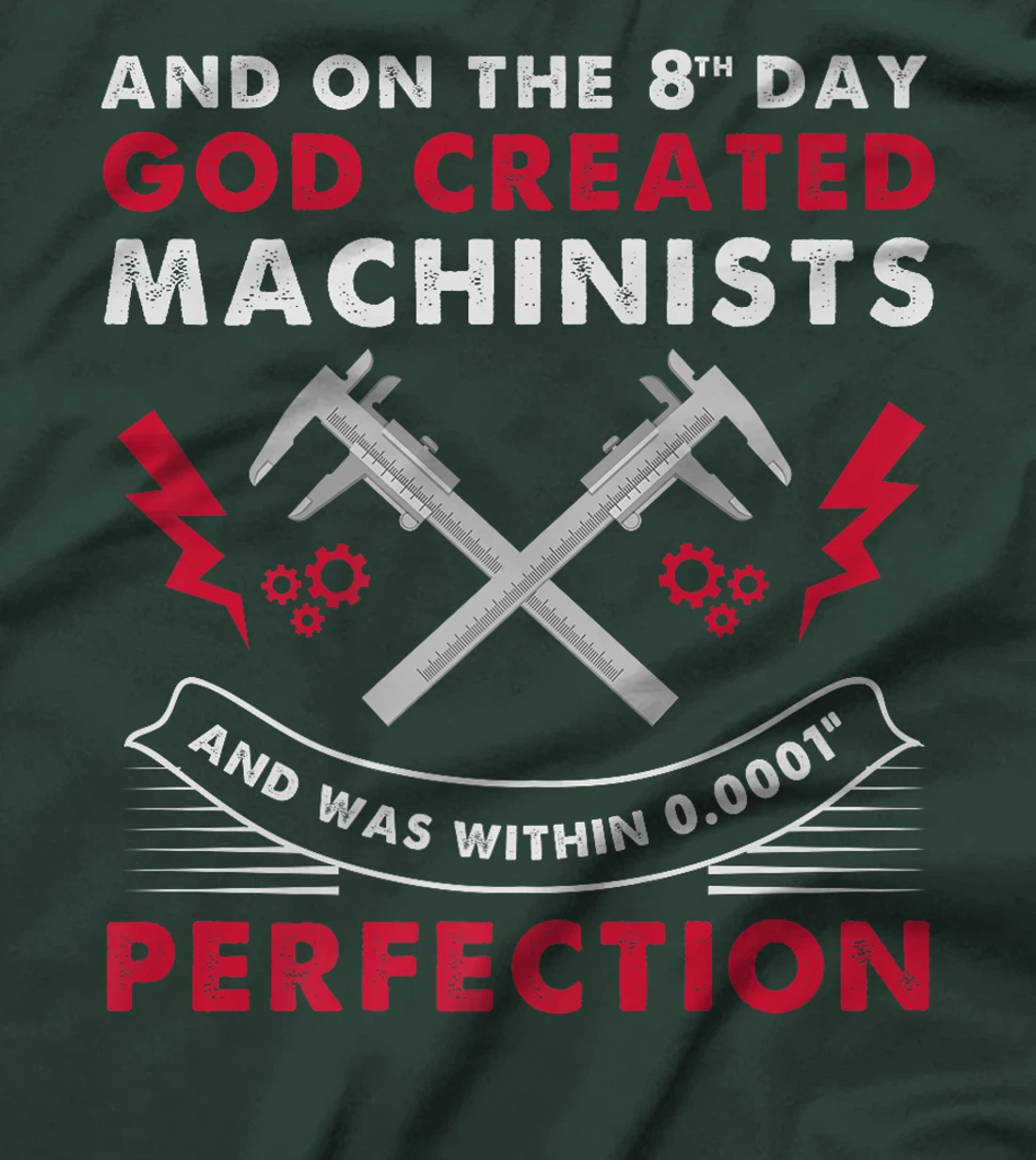 God Created Machinists Funny Perfect Machinist Premium T-Shirt