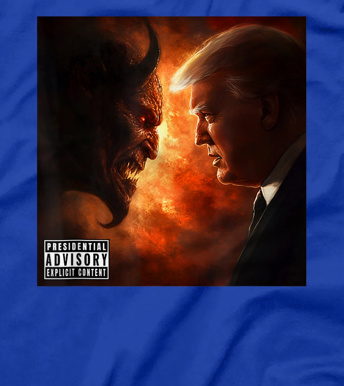 Christian President Trump God's Choice To Beat The Devil T-Shirt