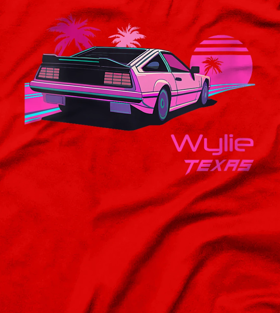 Womens Retro Wylie Texas T-Shirt