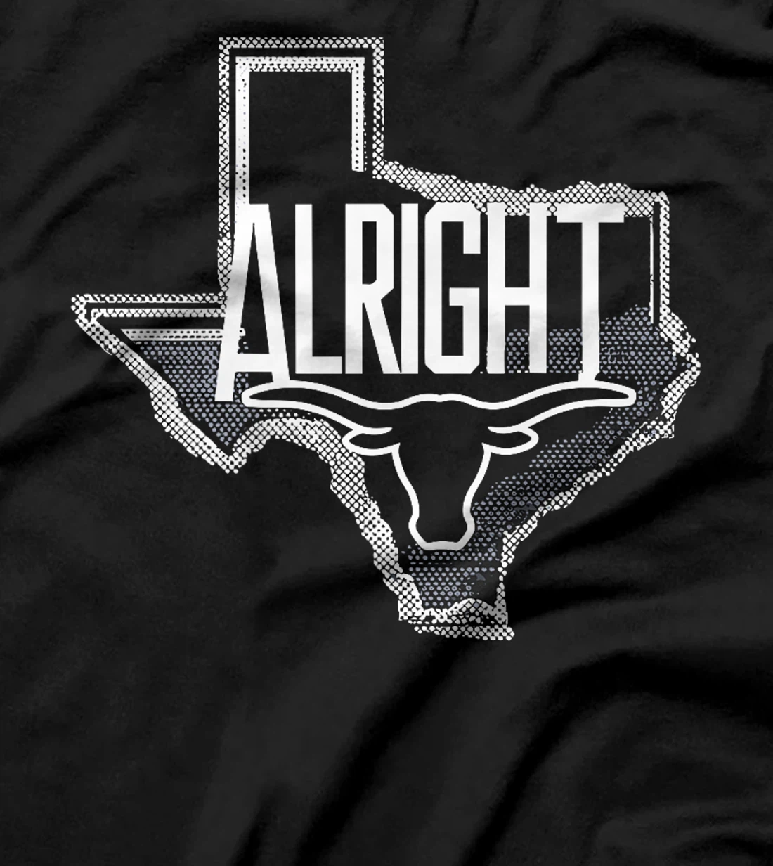 Alright Graphic Design Texas Shape Premium T-Shirt