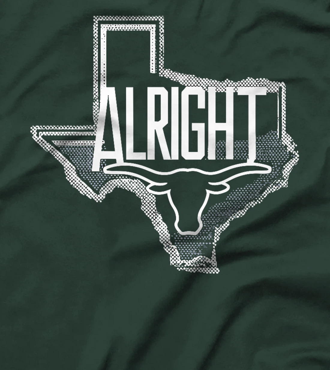 Alright Graphic Design Texas Shape Premium T-Shirt