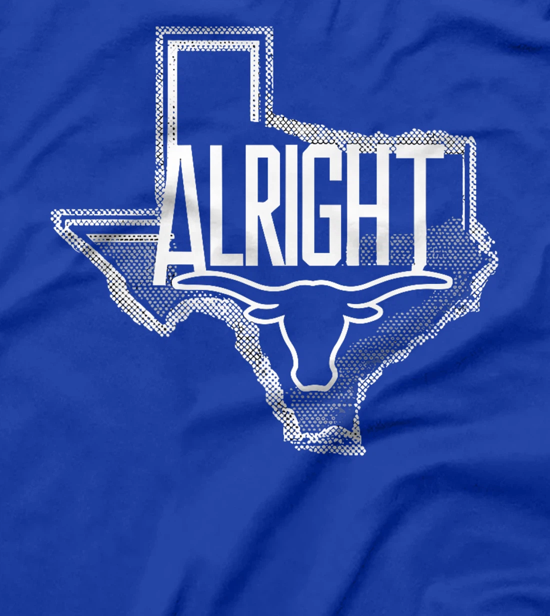Alright Graphic Design Texas Shape Premium T-Shirt