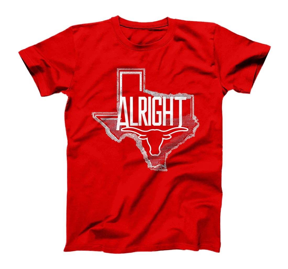 Alright Graphic Design Texas Shape Premium T-Shirt