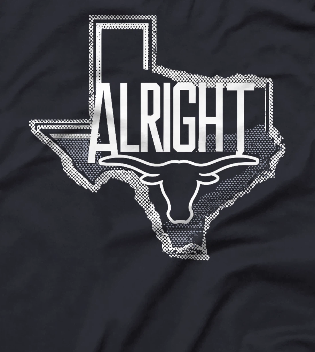 Alright Graphic Design Texas Shape Premium T-Shirt