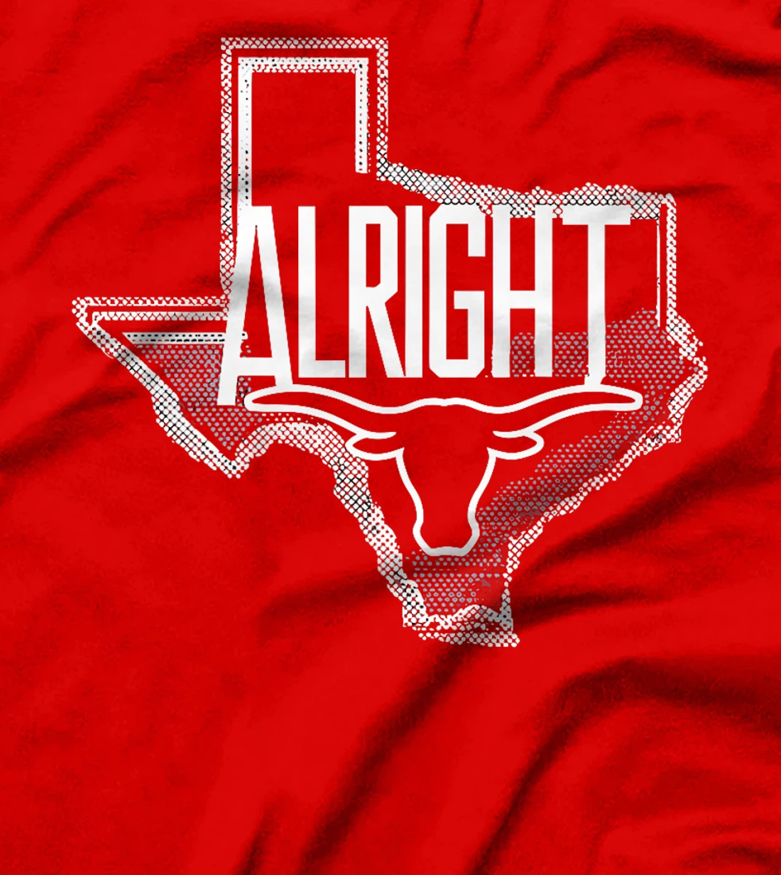 Alright Graphic Design Texas Shape Premium T-Shirt