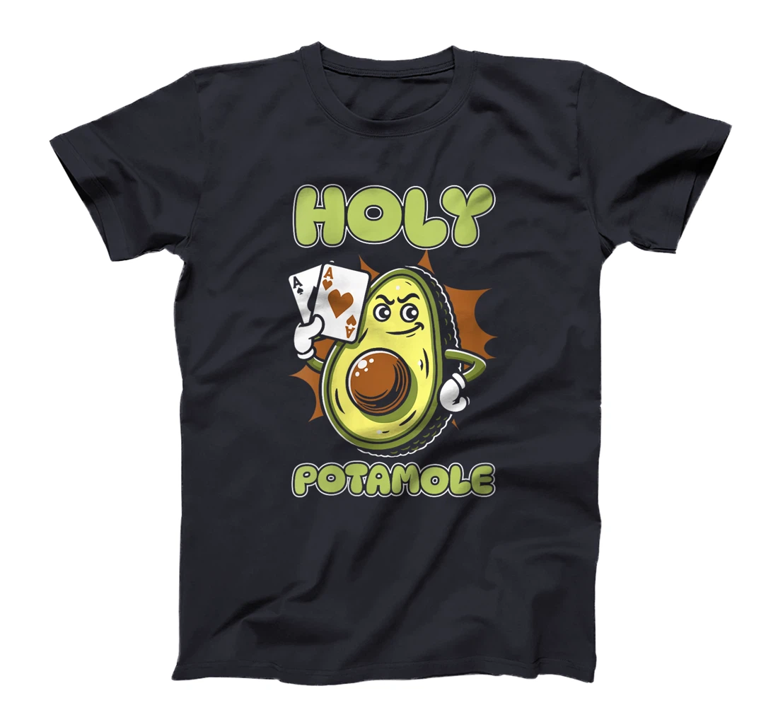 Womens Poker Gambling - Texas Cards Gambler Avocado Holy Potamole T-Shirt
