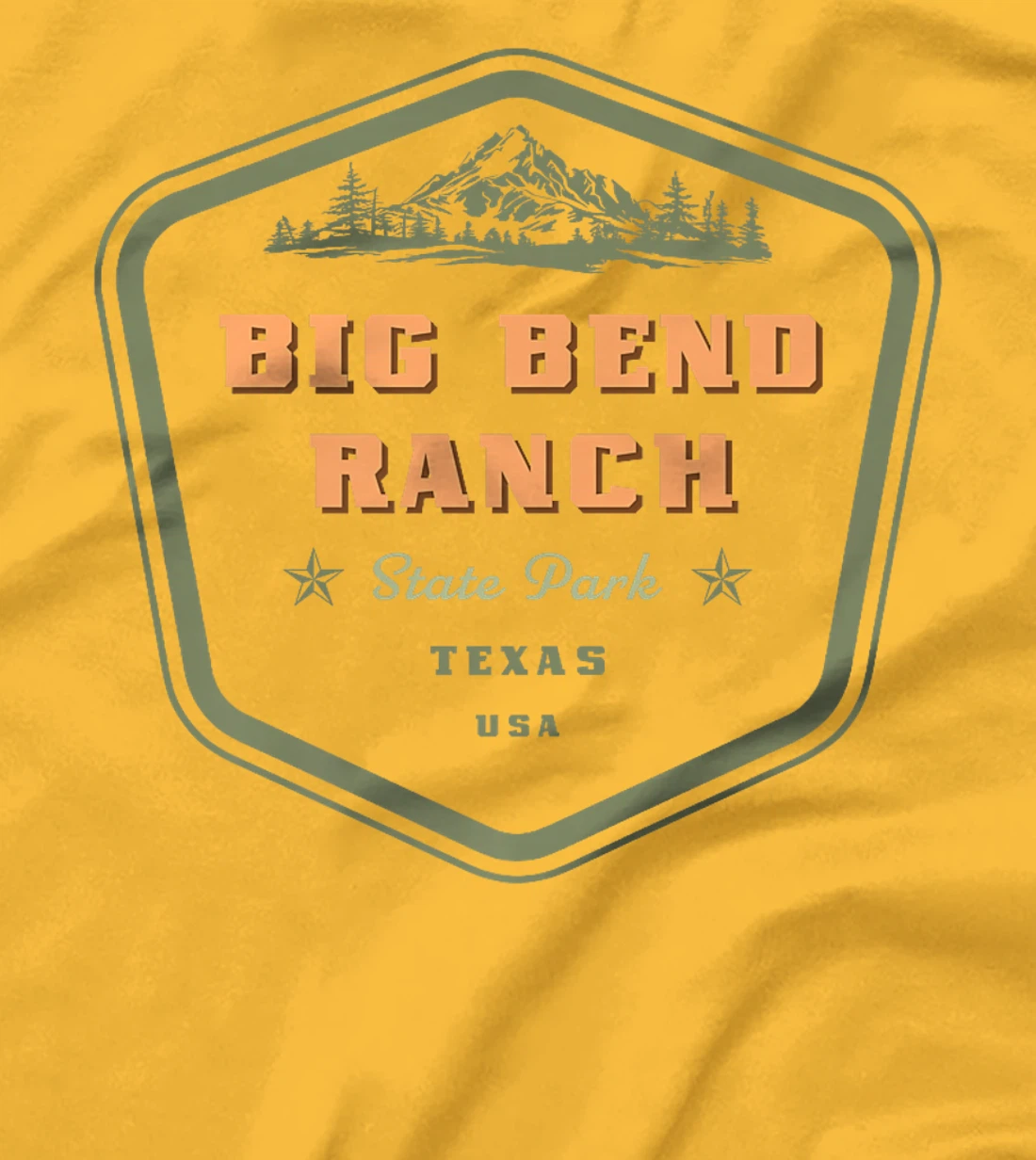 Big Bend Ranch State Park Texas Retro Vintage Premium T-Shirt