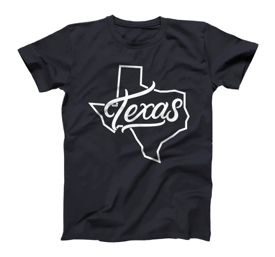 Texas Map - Throwback Design - Classic T-Shirt