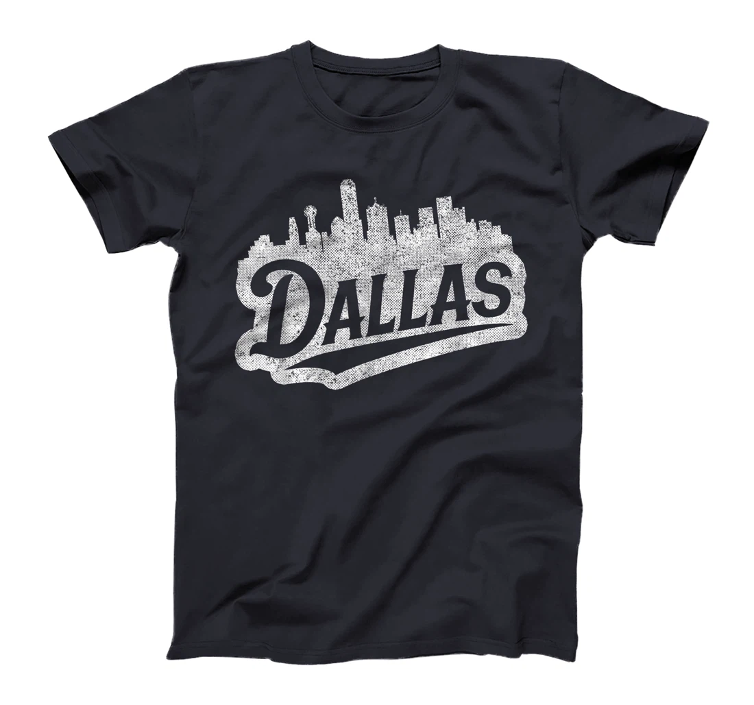 Dallas retro vintage Skyline classic Texas gift TX T-Shirt