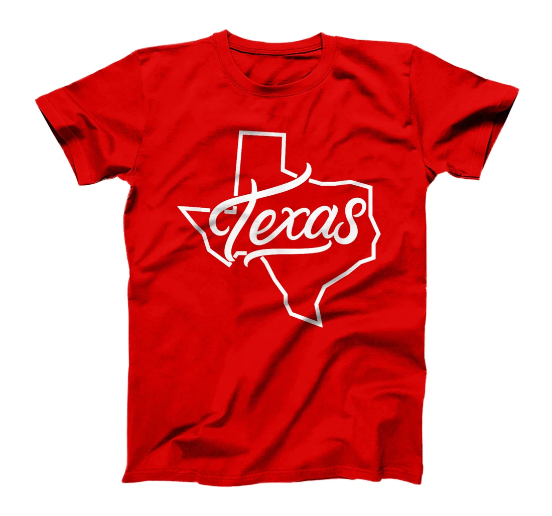 Texas Map - Throwback Design - Classic T-Shirt