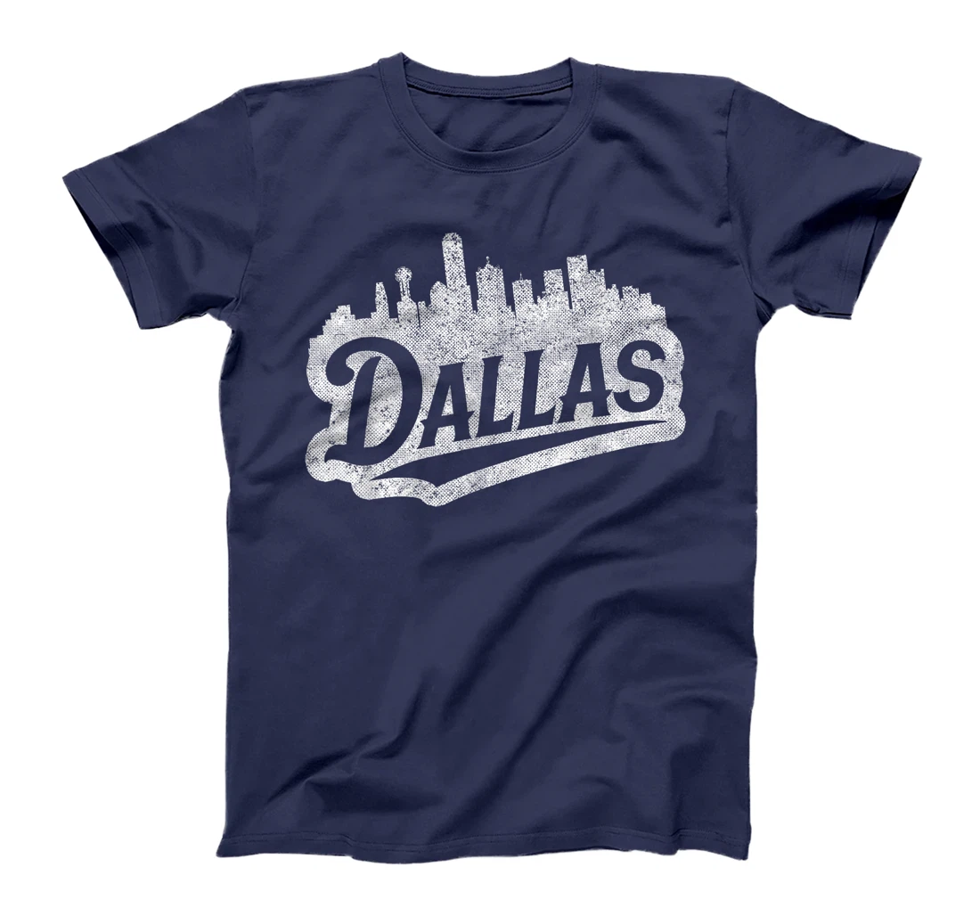 Dallas retro vintage Skyline classic Texas gift TX T-Shirt