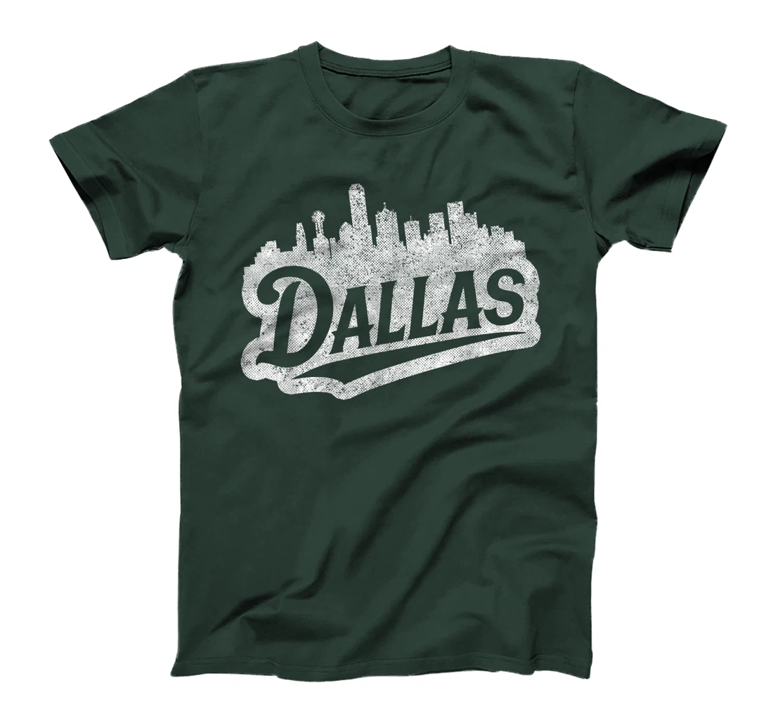 Dallas retro vintage Skyline classic Texas gift TX T-Shirt