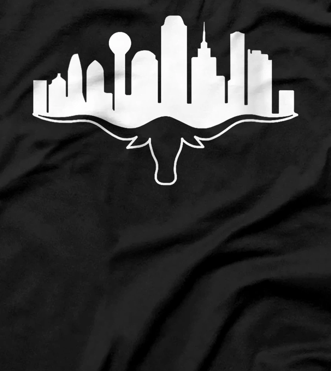 Womens Dallas Texas Dallas Skyline Vintage Varsity Sports Dallas T-Shirt