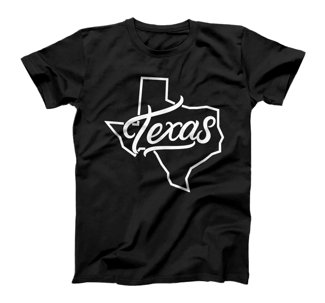 Texas Map - Throwback Design - Classic T-Shirt