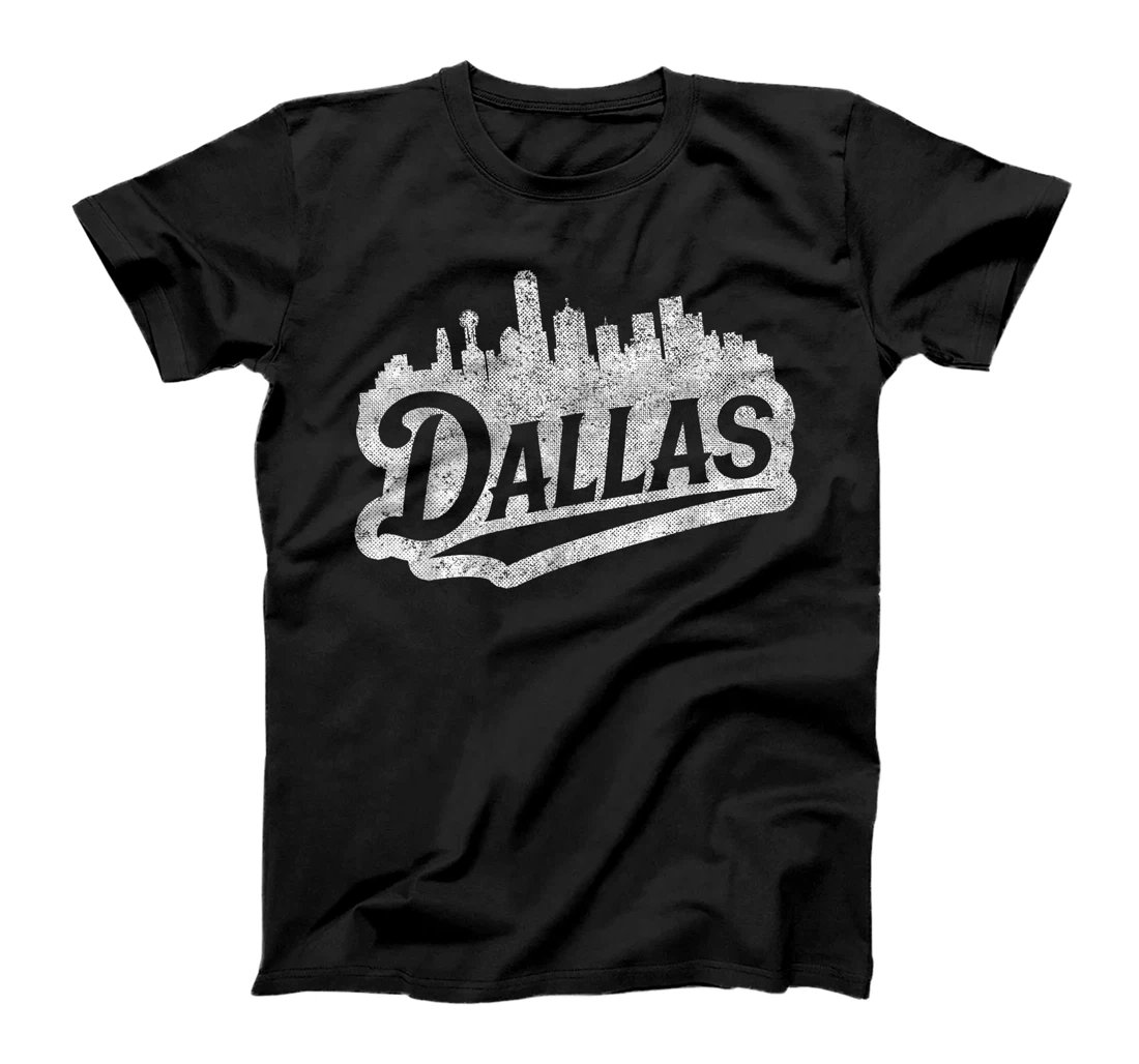 Dallas retro vintage Skyline classic Texas gift TX T-Shirt