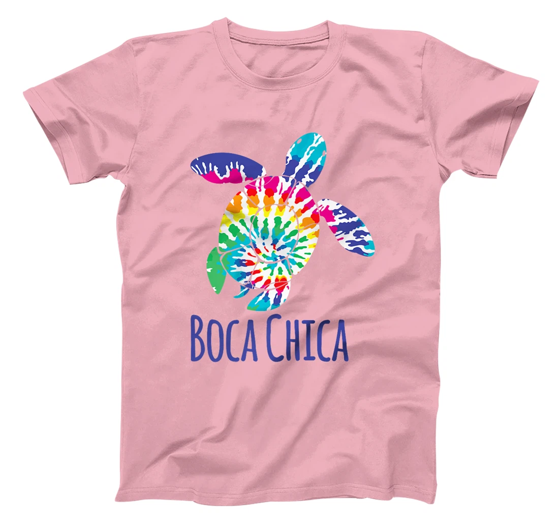 Boca Chica Beach Texas Tie Dye Batik Loggerhead Turtle Premium T-Shirt