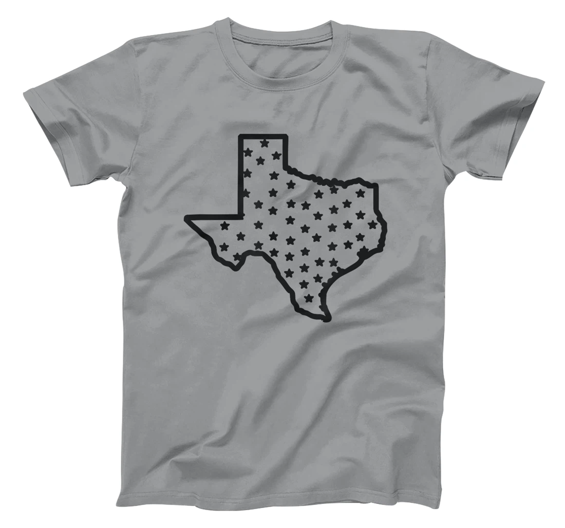 USA State Of Texas Silhouette Outline T-Shirt