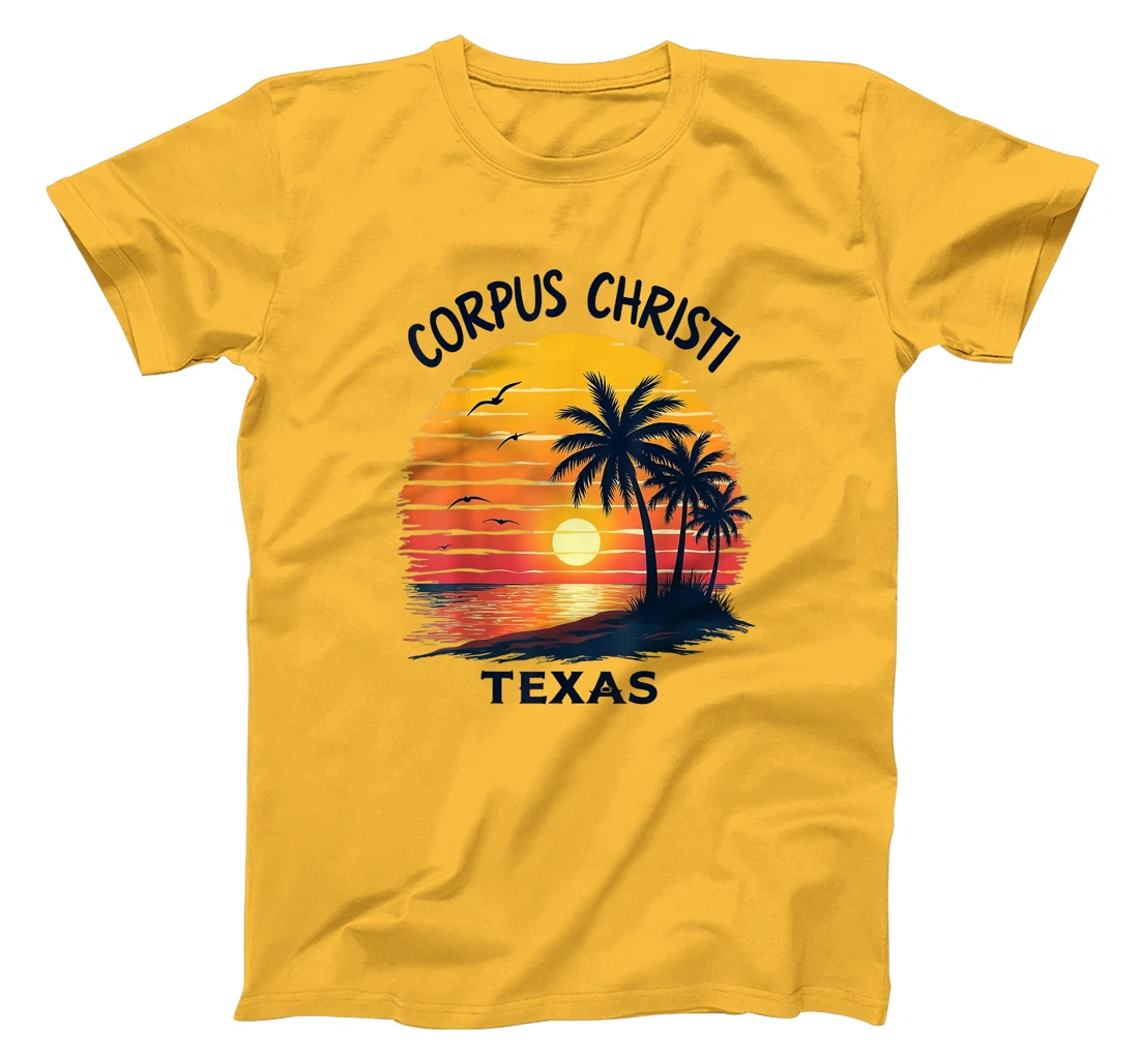 Stunning Corpus Christi Texas Sunset Beach T-Shirt