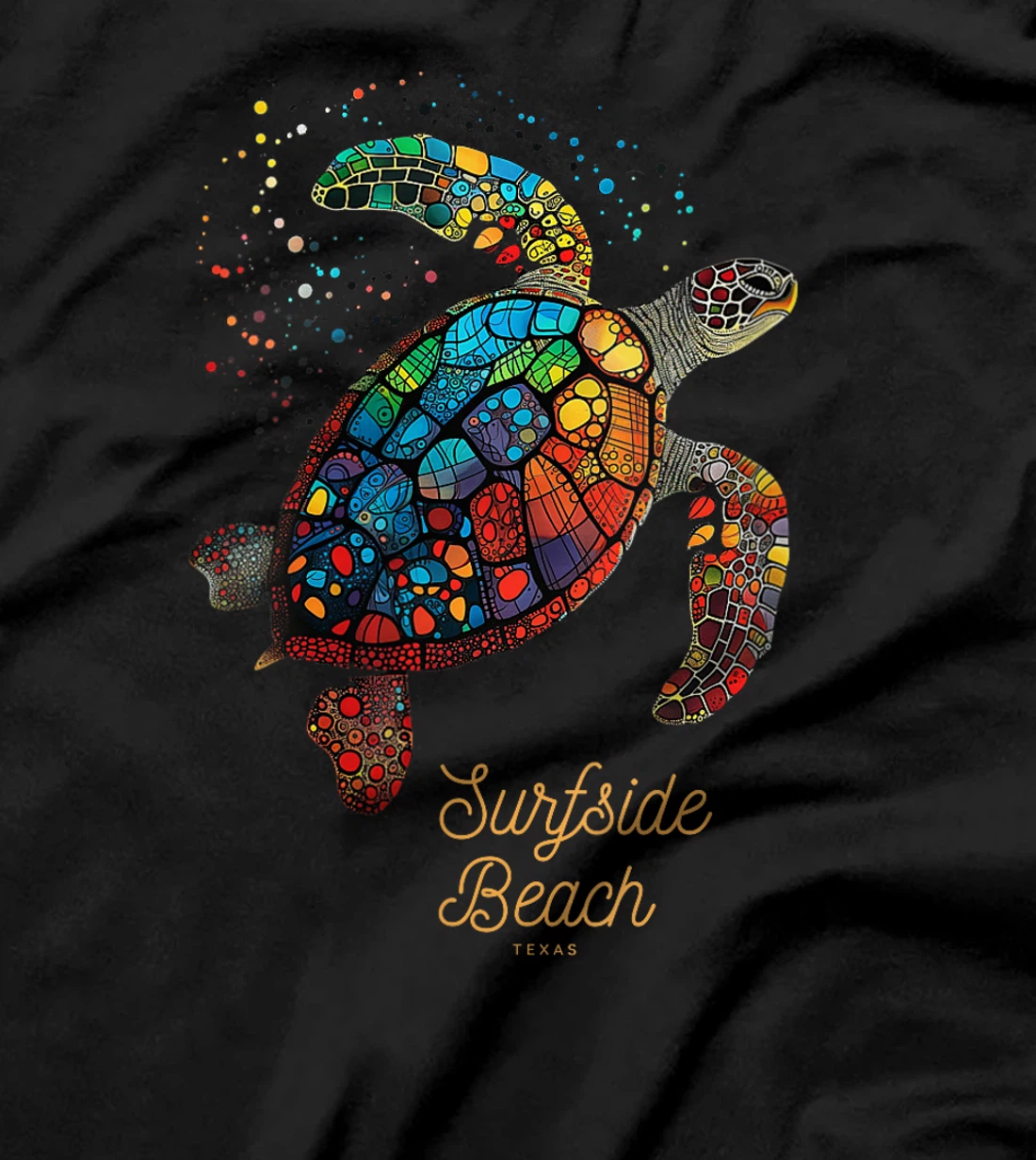 Womens Surfside Beach Texas Holiday TX Vacation Sea Turtle Vintage T-Shirt