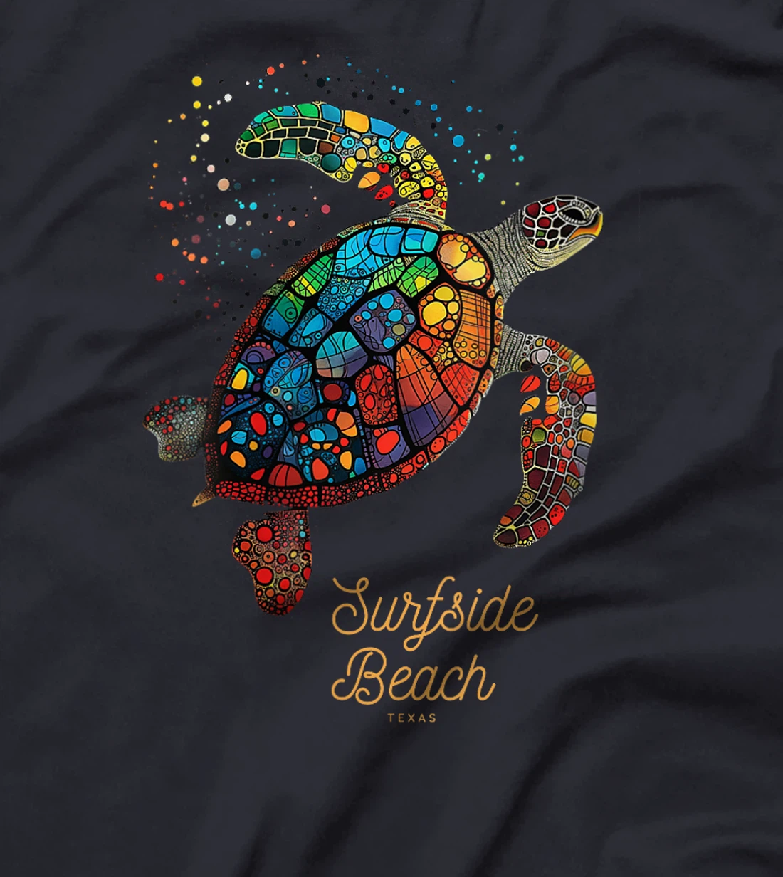 Womens Surfside Beach Texas Holiday TX Vacation Sea Turtle Vintage T-Shirt