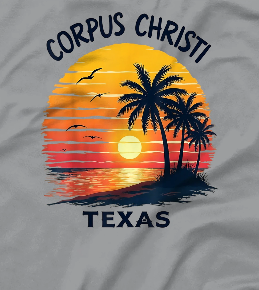 Stunning Corpus Christi Texas Sunset Beach T-Shirt