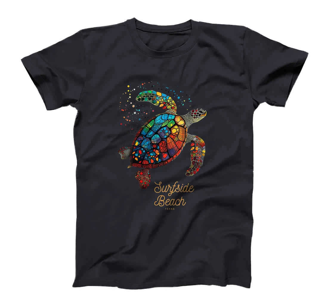 Womens Surfside Beach Texas Holiday TX Vacation Sea Turtle Vintage T-Shirt