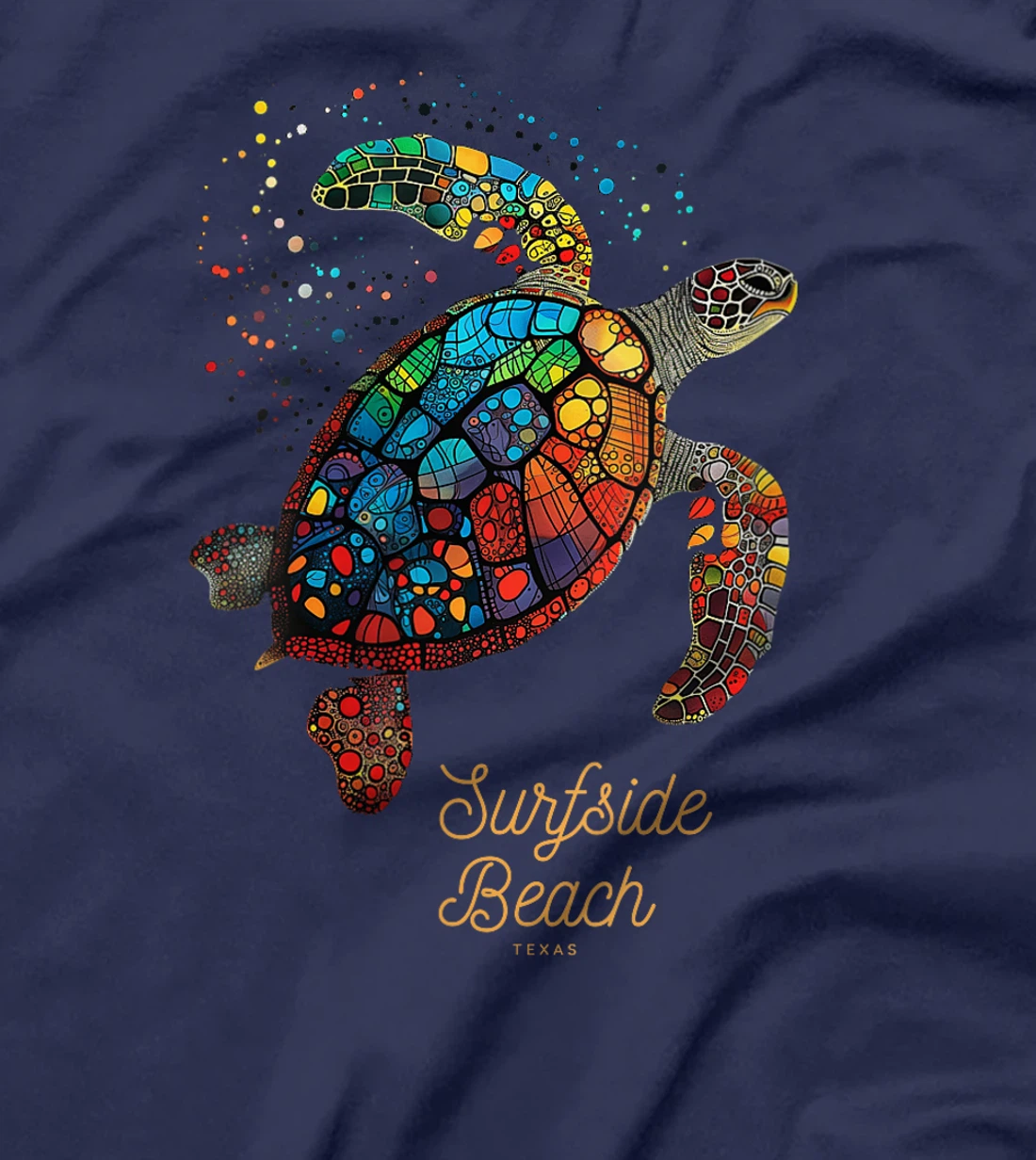 Womens Surfside Beach Texas Holiday TX Vacation Sea Turtle Vintage T-Shirt