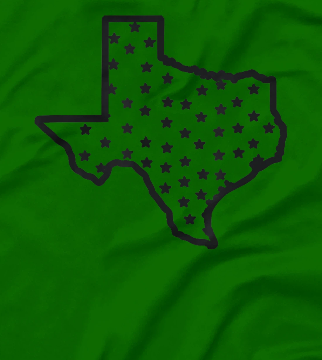 USA State Of Texas Silhouette Outline T-Shirt
