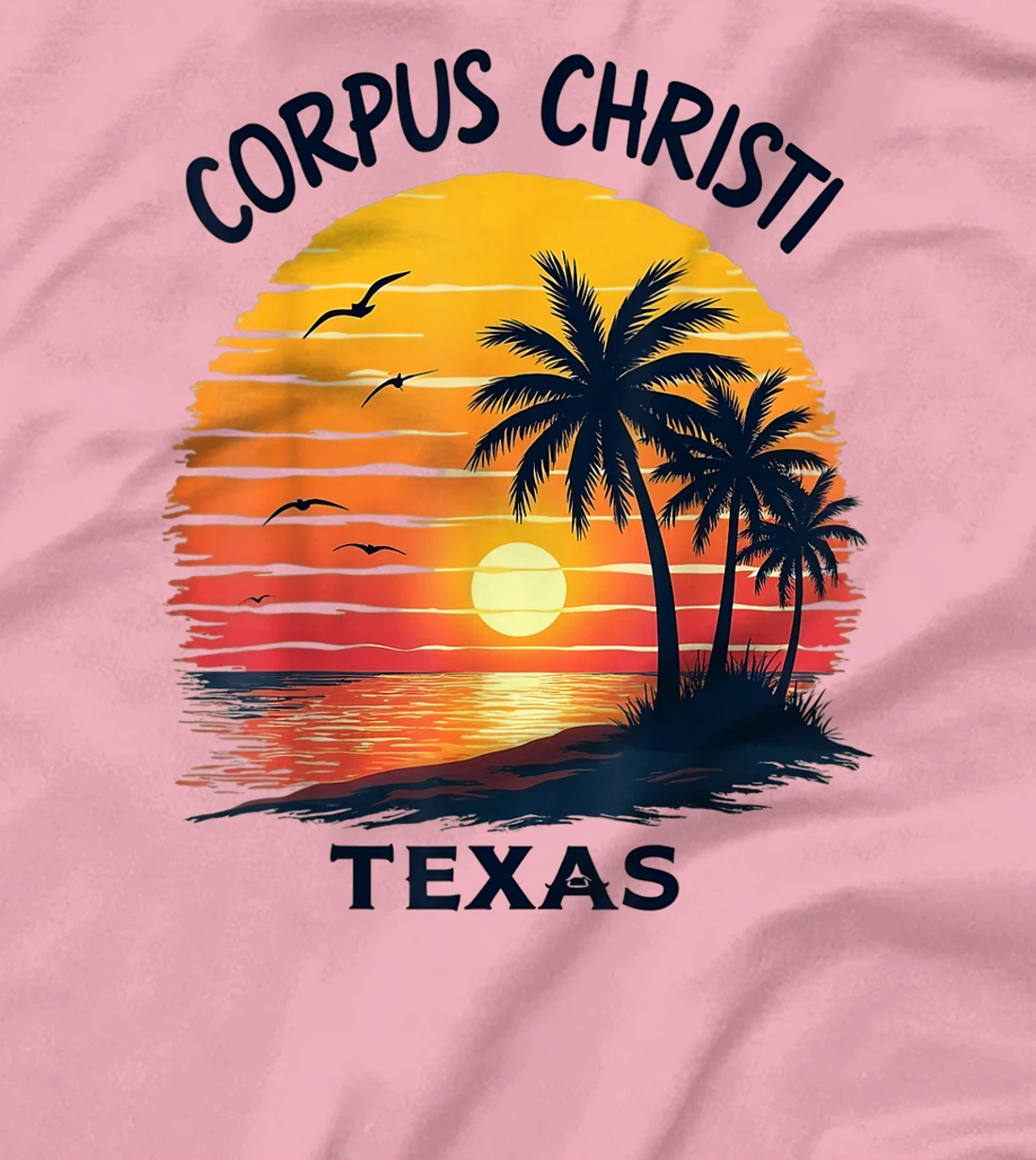 Stunning Corpus Christi Texas Sunset Beach T-Shirt