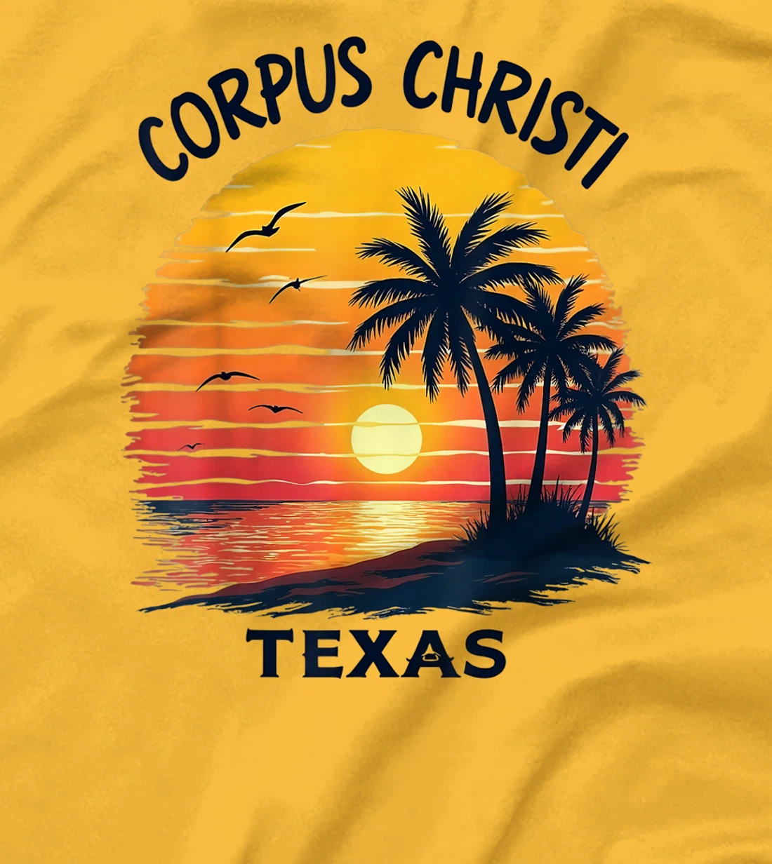Stunning Corpus Christi Texas Sunset Beach T-Shirt