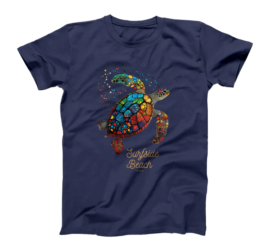 Womens Surfside Beach Texas Holiday TX Vacation Sea Turtle Vintage T-Shirt