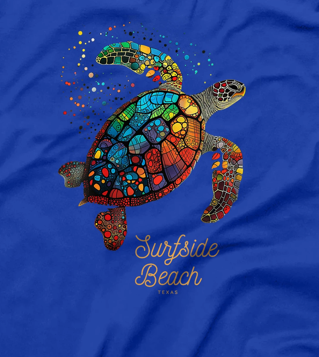 Womens Surfside Beach Texas Holiday TX Vacation Sea Turtle Vintage T-Shirt