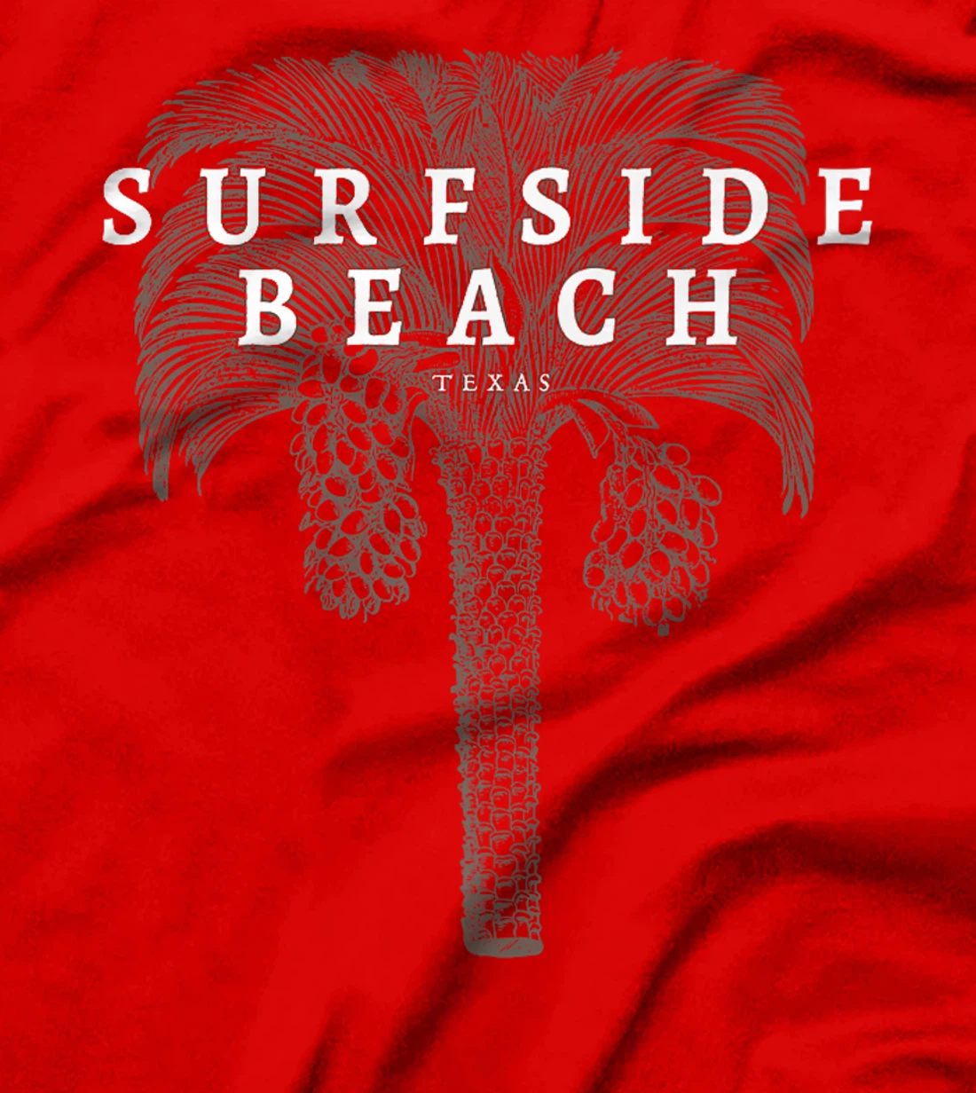 Surfside Beach Texas Holiday TX Vacation Vintage Palm Tree Premium T-Shirt