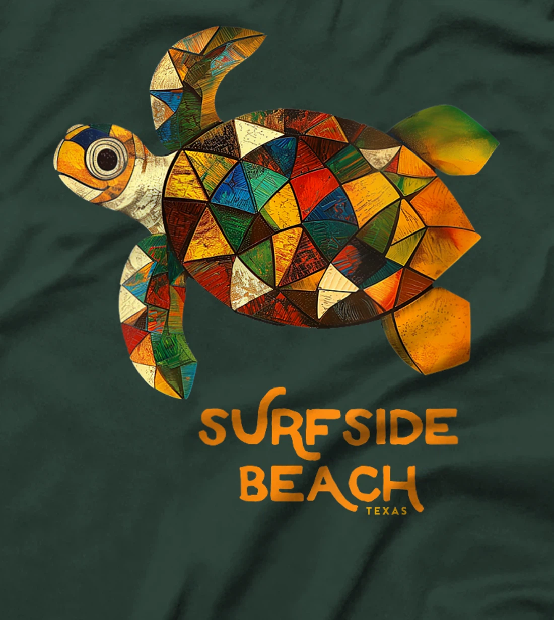 Womens Surfside Beach Texas Holiday TX Vacation Sea Turtle Vintage T-Shirt