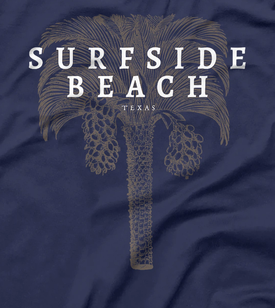 Surfside Beach Texas Holiday TX Vacation Vintage Palm Tree Premium T-Shirt