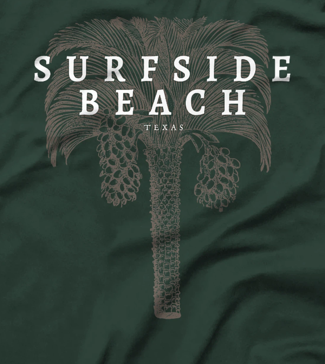 Surfside Beach Texas Holiday TX Vacation Vintage Palm Tree Premium T-Shirt