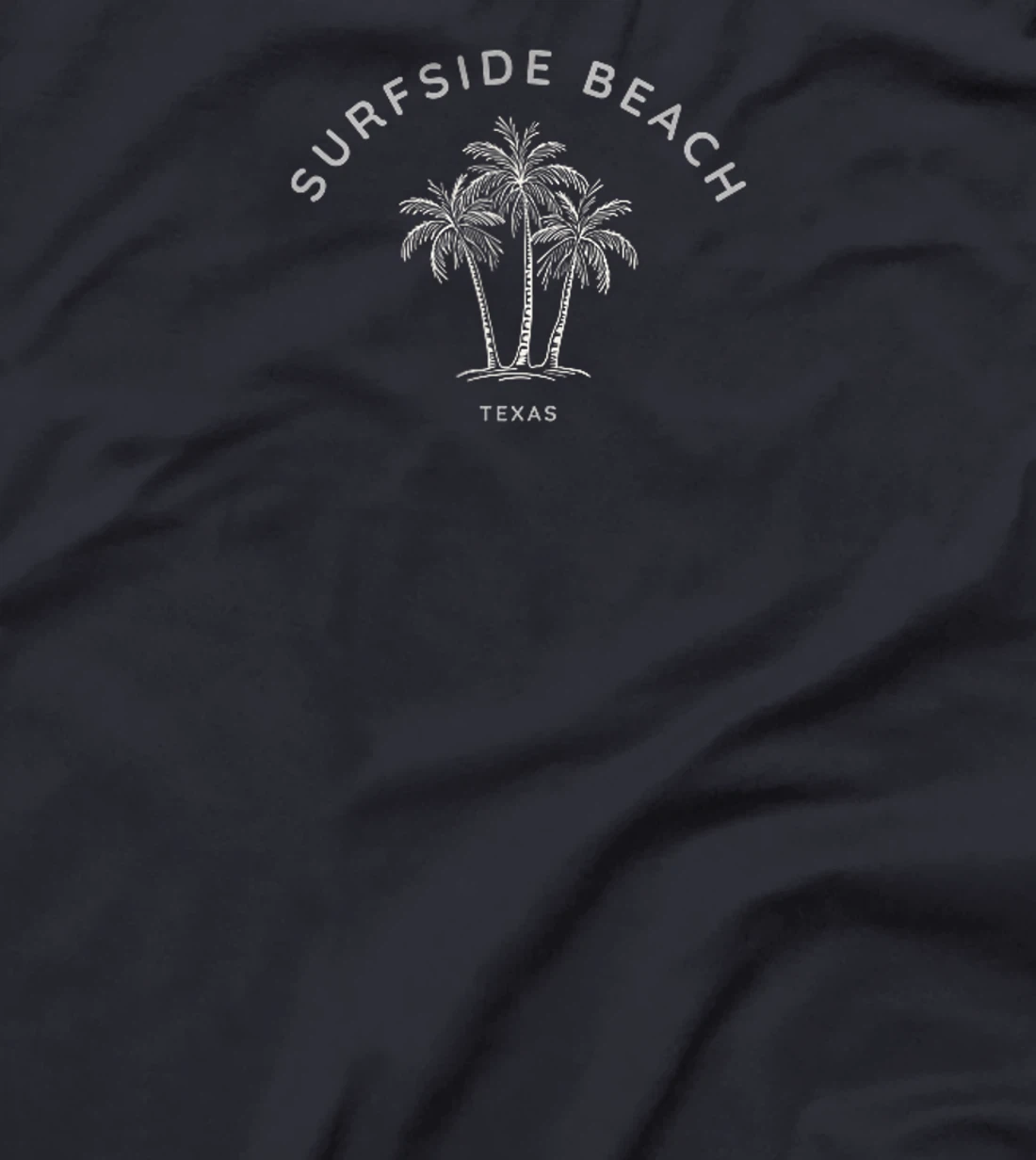 Surfside Beach Texas Holiday TX Vacation Palm Tree Vintage T-Shirt